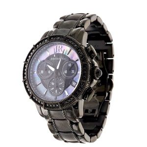 Judith Ripka Black Stainless steel Bezel collection